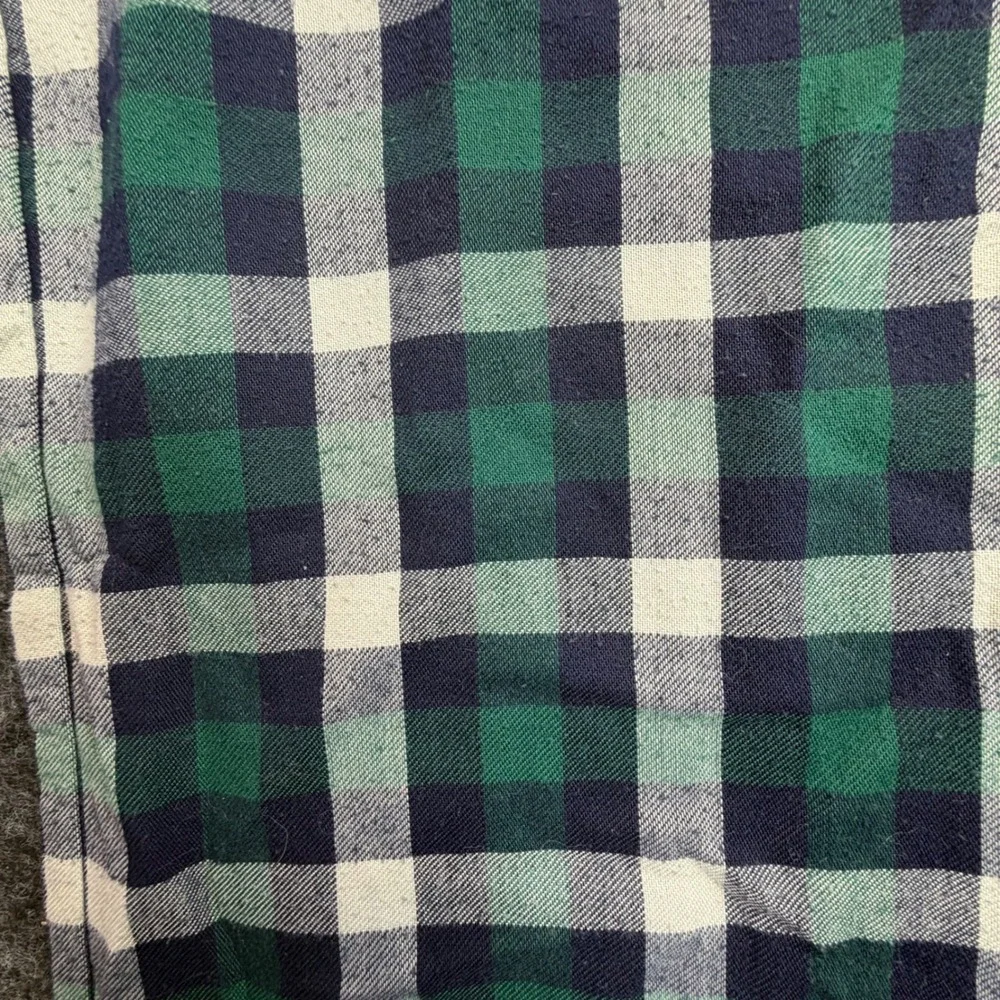 Gap Star Wars Pajama Pants Kids Size 14 Green‎ Plaid Recycled Sleepwear